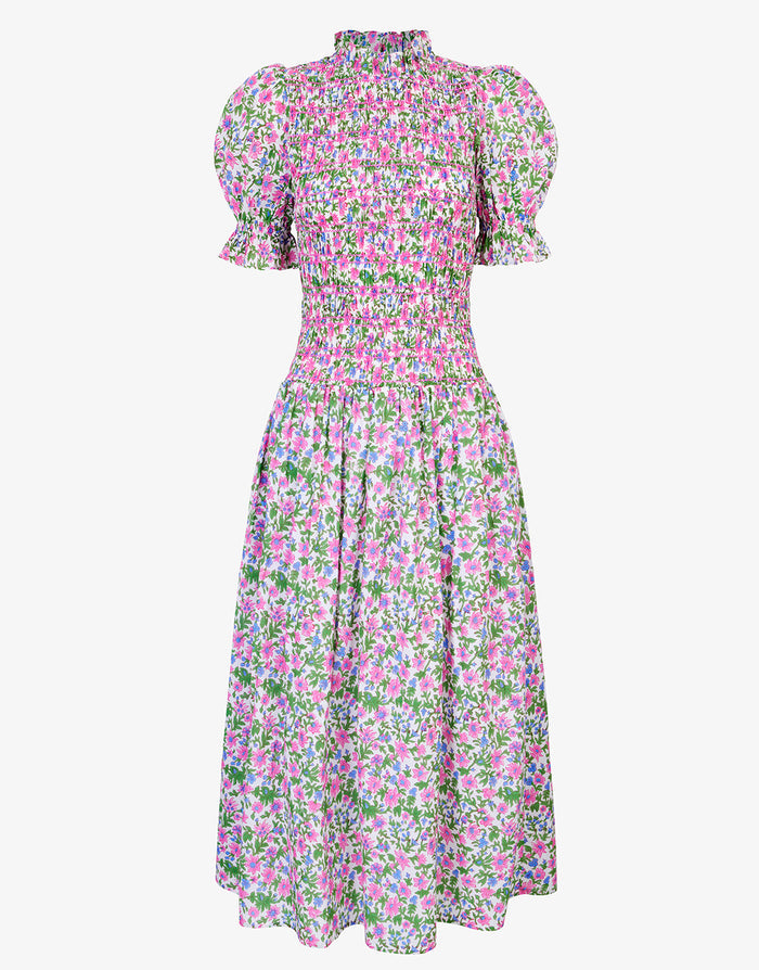 Pink City Prints Lorenne Dress - Folk Lolita - Simply Beach UK