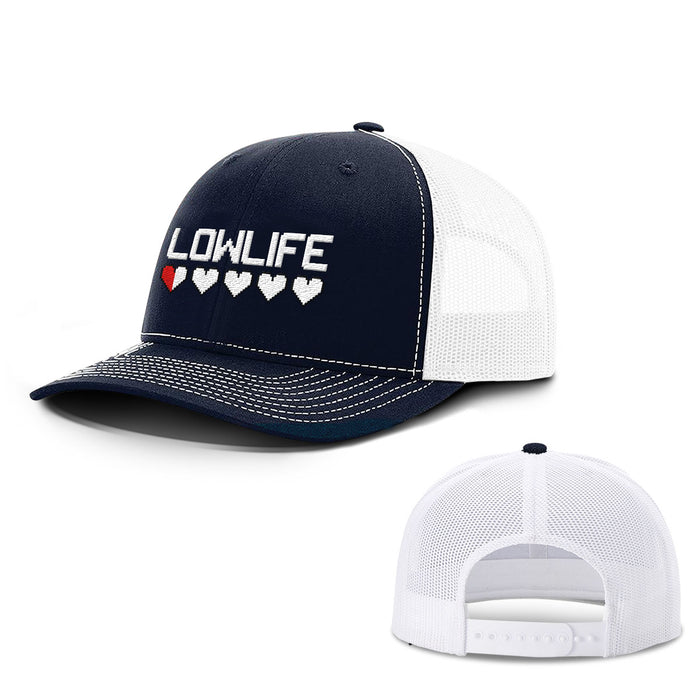 Snapback Trucker / Navy and White / One Size