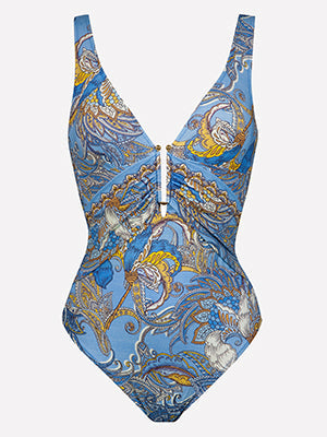 Majorelle Underwired Swimsuit - Oriental Horizon Blue - Simply Beach UK