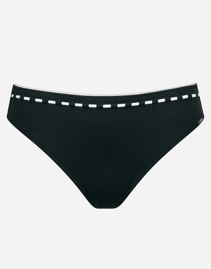 Marine Mindset Bikini Pant - Black and White - Simply Beach UK