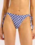 Seafolly Marseille Loop Tie Side Rio Bikini Pant - Blue Indigo - Simply Beach UK