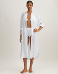 Polo Ralph Lauren Maxi Boyfriend Shirt - Off White - Simply Beach UK