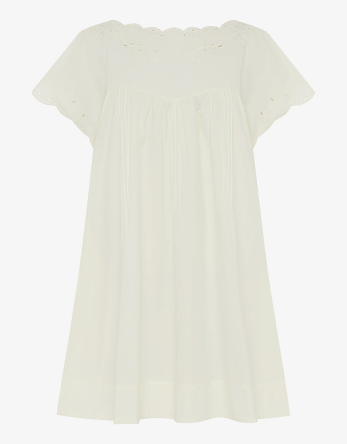 Peony Memoir Mini Dress - White - Simply Beach UK