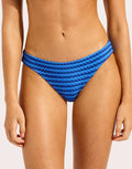Seafolly Mesh Effect Hipster Bikini Pant - Sapphire - Simply Beach UK