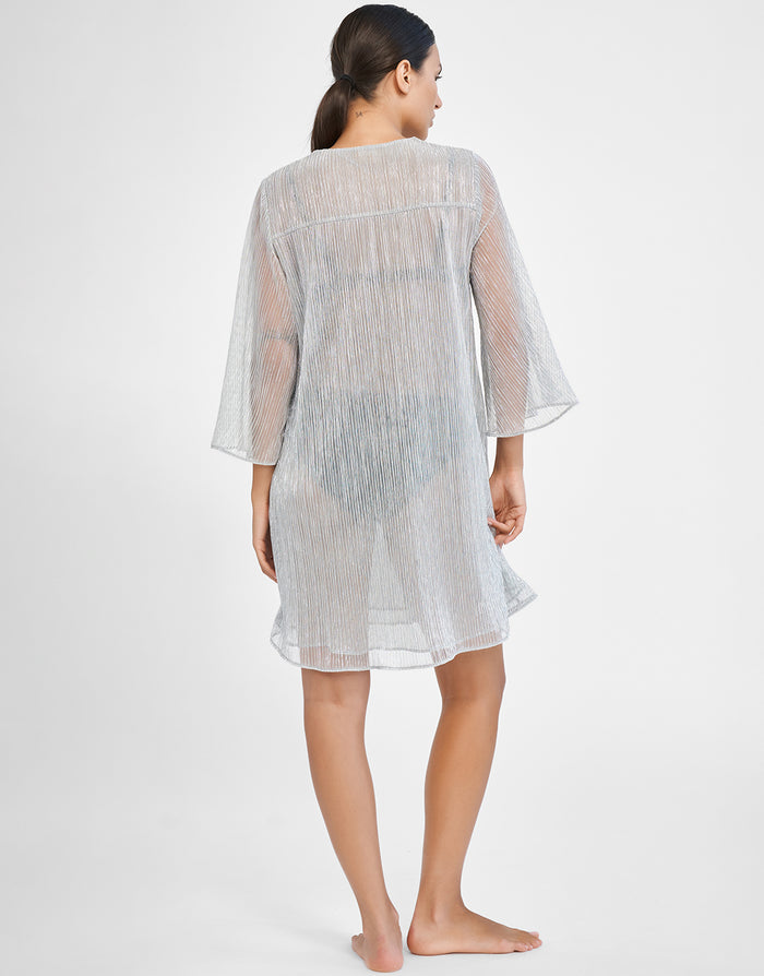 Metallic Tunic - Silver - Simply Beach UK