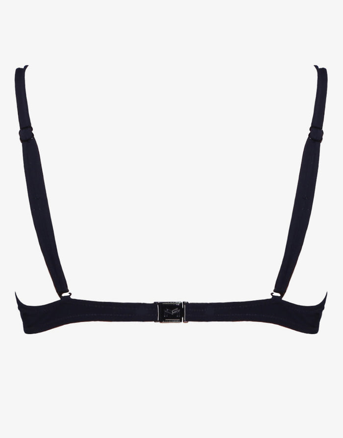 Metrics Underwired Bikini Top - Black White and Gold - Simply Beach UK
