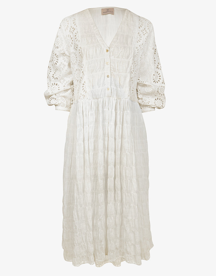 Midi Beach Dress - Optic White - Simply Beach UK