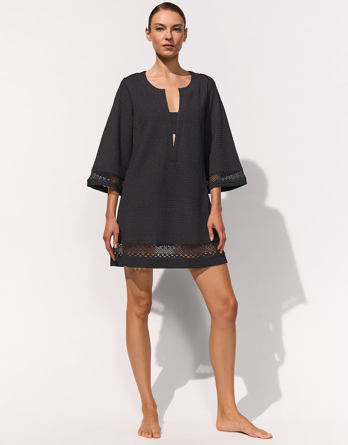 Maryan Mehlhorn Midi Tunic - Black - Simply Beach UK