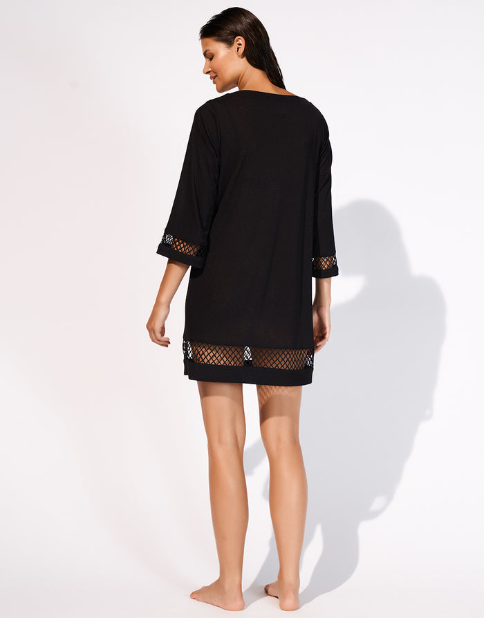 Maryan Mehlhorn Midi Tunic - Black - Simply Beach UK