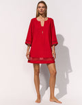 Maryan Mehlhorn Midi Tunic - Rouge - Simply Beach UK