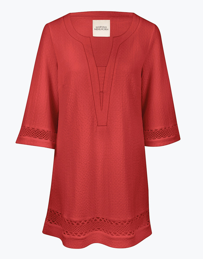Maryan Mehlhorn Midi Tunic - Rouge - Simply Beach UK