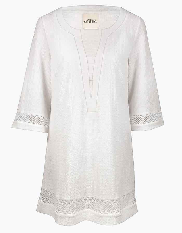 Maryan Mehlhorn Midi Tunic - White - Simply Beach UK