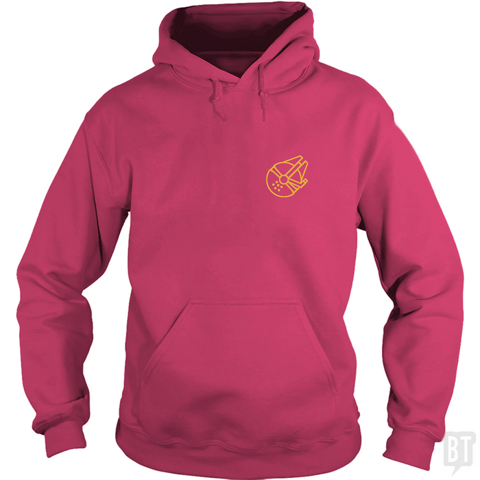 Millenium Falcon Left Chest Hoodie