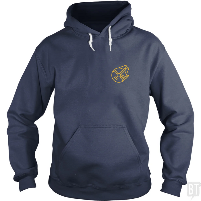 Millenium Falcon Left Chest Hoodie