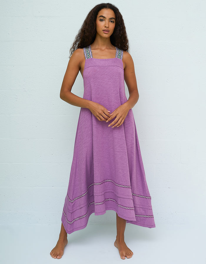 Pitusa Monochromatic St Tropez Dress - Purple - Simply Beach UK