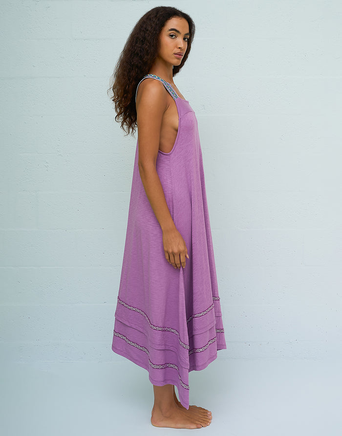 Pitusa Monochromatic St Tropez Dress - Purple - Simply Beach UK
