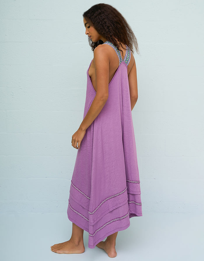 Pitusa Monochromatic St Tropez Dress - Purple - Simply Beach UK