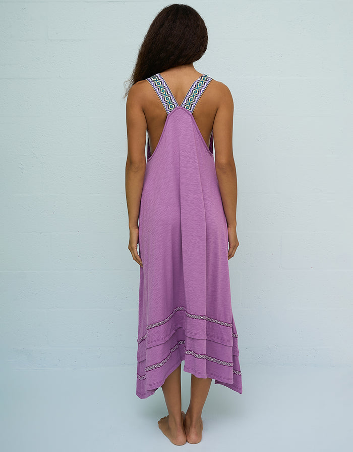Pitusa Monochromatic St Tropez Dress - Purple - Simply Beach UK