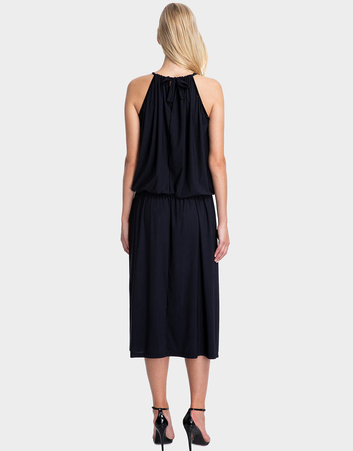Gottex Moonlight Glow Halter Dress - Black