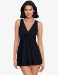 Miraclesuit Must Haves Marais Swim Dress - Black - Simply Beach UK