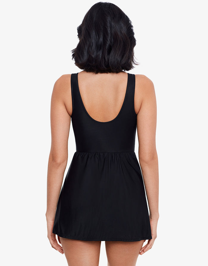 Miraclesuit Must Haves Marais Swim Dress - Black - Simply Beach UK