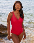 Miraclesuit Must Haves Oceanus Swimsuit - Poppy Red - Simply Beach UK
