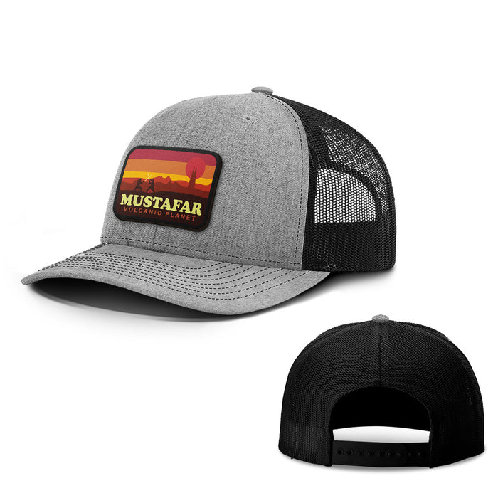 Mustafar Volcanic Planet Patch Hats - BustedTees.com
