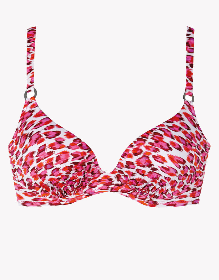 Tessy Nassau Underwired Bikini Top - Pink - Simply Beach UK