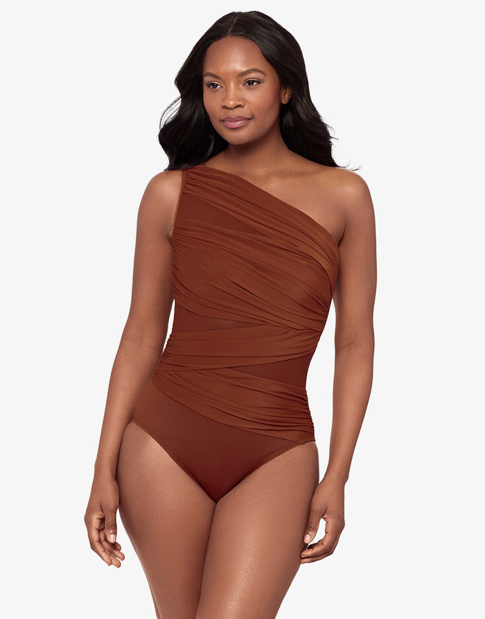 Miraclesuit Network Jena Swimsuit - Copper - Simply Beach UK