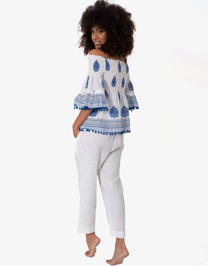 Nora Top - Blue - Simply Beach UK