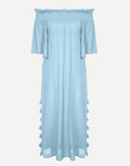 Watercult Off The Shoulder Dress - Ice Blue - Simply Beach UK