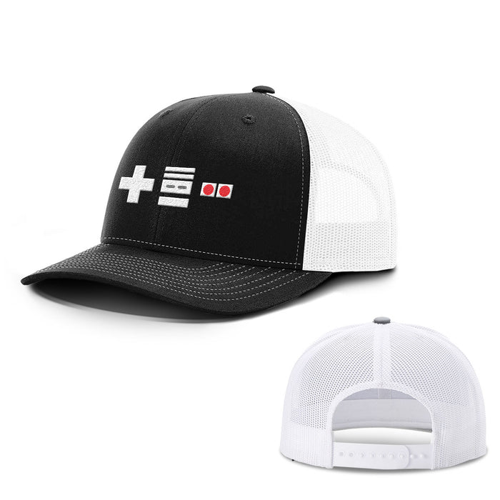Old School Remote Hats - BustedTees.com