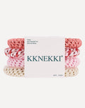 Kknekki Original Hair Tie Bundle - Dusky Pinks and Beige - Simply Beach UK