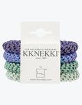 Kknekki Original Hair Tie Bundle - Green and Purple Glitter - Simply Beach UK
