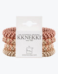 Kknekki Original Hair Tie Bundle - Pinky Beige and Golds - Simply Beach UK
