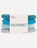 Kknekki Original Hair Tie Bundle - Turquoises and Silver - Simply Beach UK