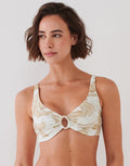 Maryan Mehlhorn Ornation Ring Halter Bikini Top - Canvas Sand - Simply Beach UK