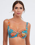 Ornela Underwired Bikini Top - Mutli - Simply Beach UK