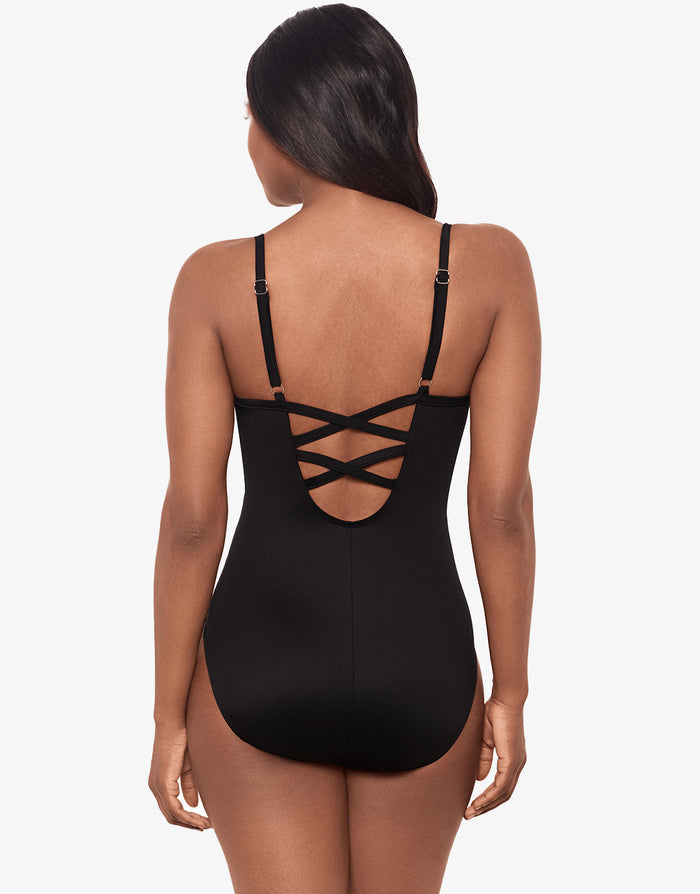 Paka Mayan Temptation Swimsuit - Blue/Black - Simply Beach UK