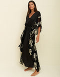 Palm Tree Kaftan - Black - Simply Beach UK