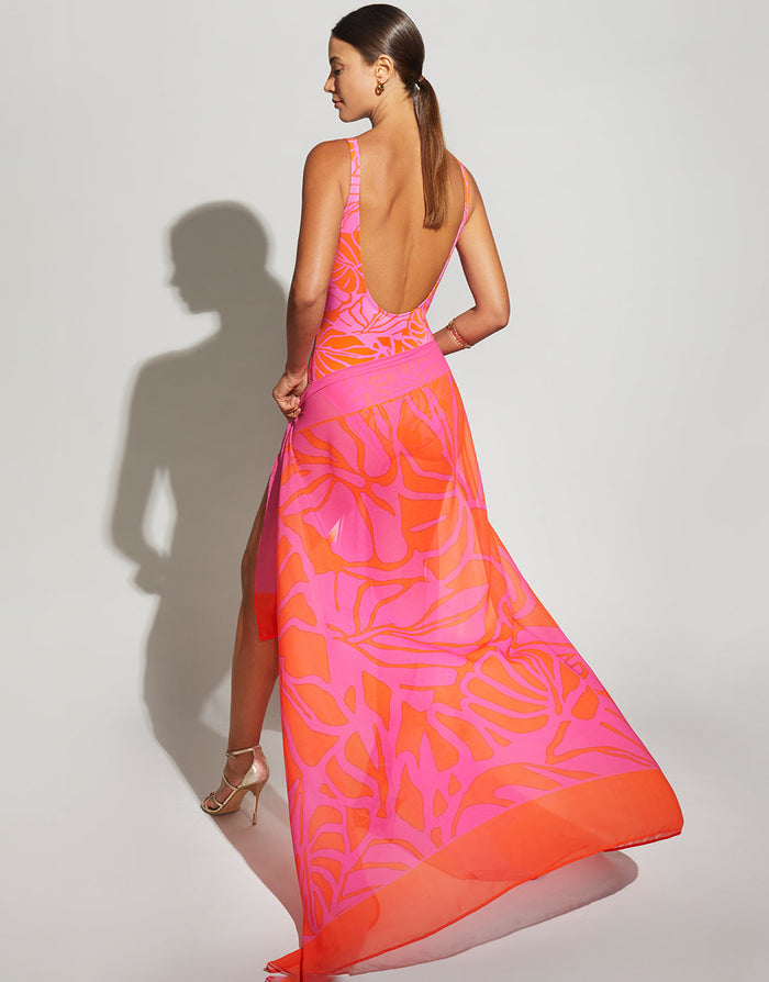 Roidal Palma Pareo - Pink - Simply Beach UK