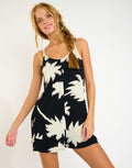 Banana Moon Palmaisie Jonah Romper - Noir and Ecru - Simply Beach UK