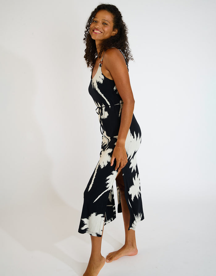 Banana Moon Palmaisie Yaquina Maxi Dress - Noir and Ecru - Simply Beach UK