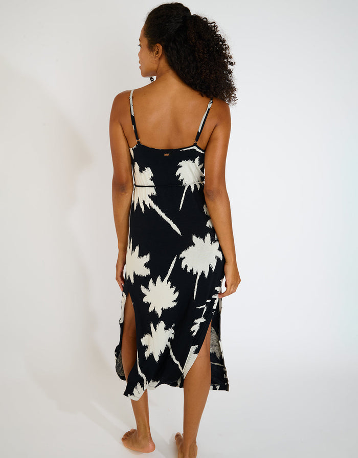 Banana Moon Palmaisie Yaquina Maxi Dress - Noir and Ecru - Simply Beach UK