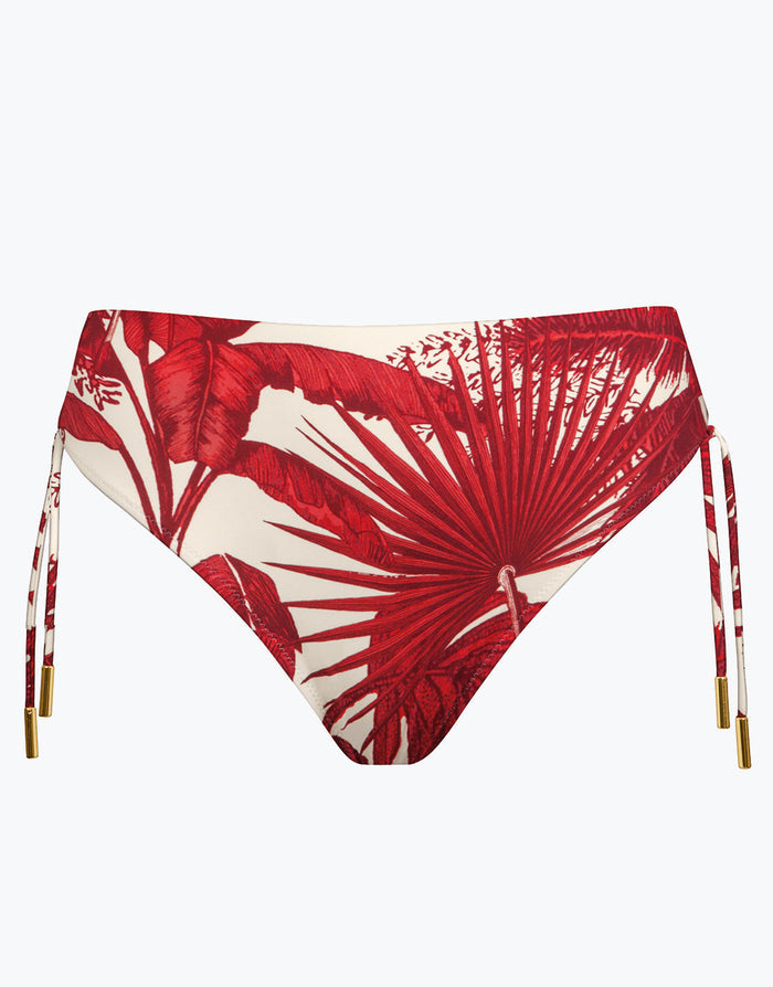 Maryan Mehlhorn Palmaria Adjustable Bikini Pant - Creme Rouge - Simply Beach UK