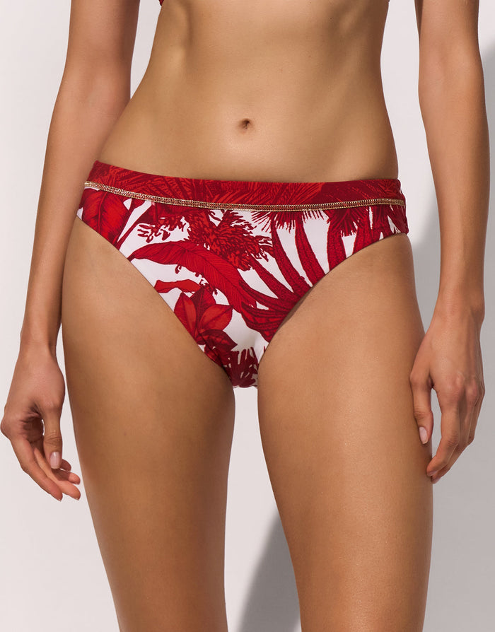 Maryan Mehlhorn Palmaria Bikini Pant - Creme Rouge - Simply Beach UK