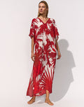 Maryan Mehlhorn Palmaria Caftan - Creme Rouge - Simply Beach UK