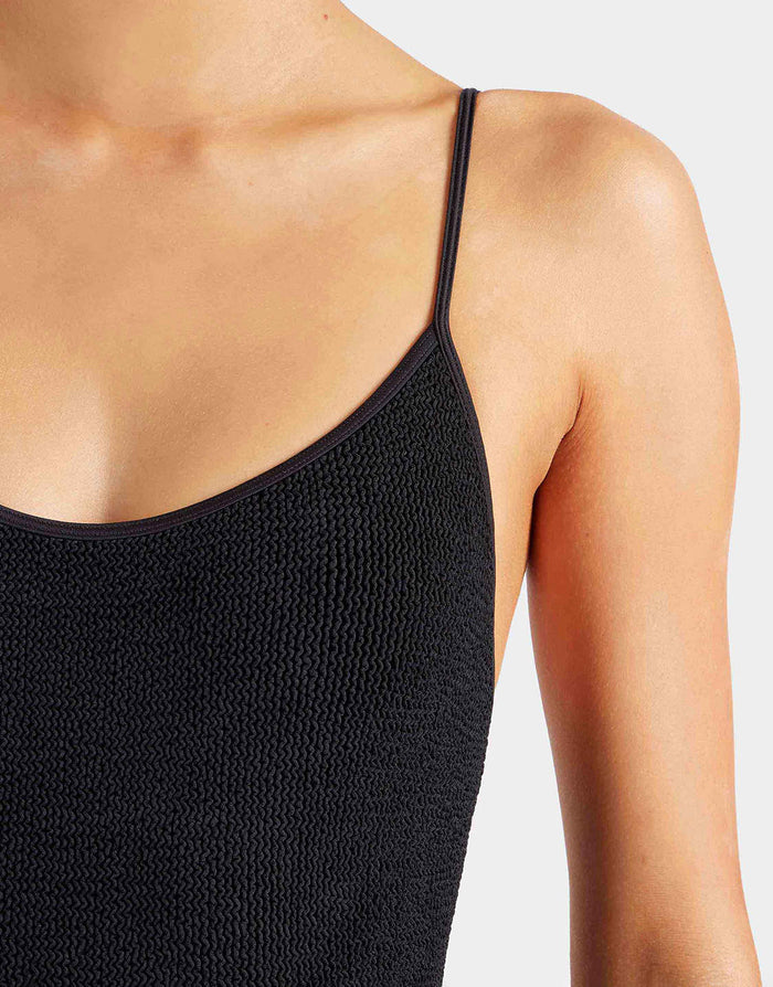 Hunza G Pamela Swimsuit - Black - Simply Beach UK