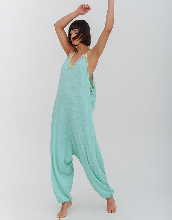 Pitusa Pima Jumpsuit - Turquoise - Simply Beach UK