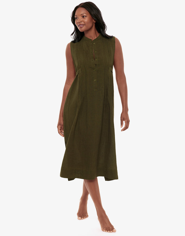 Miraclesuit Pleated Beach Dress - Nori - Simply Beach UK